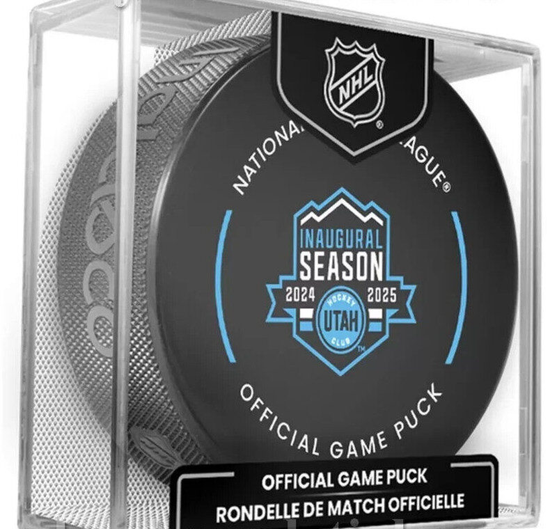 Laser Engraved Hockey Puck